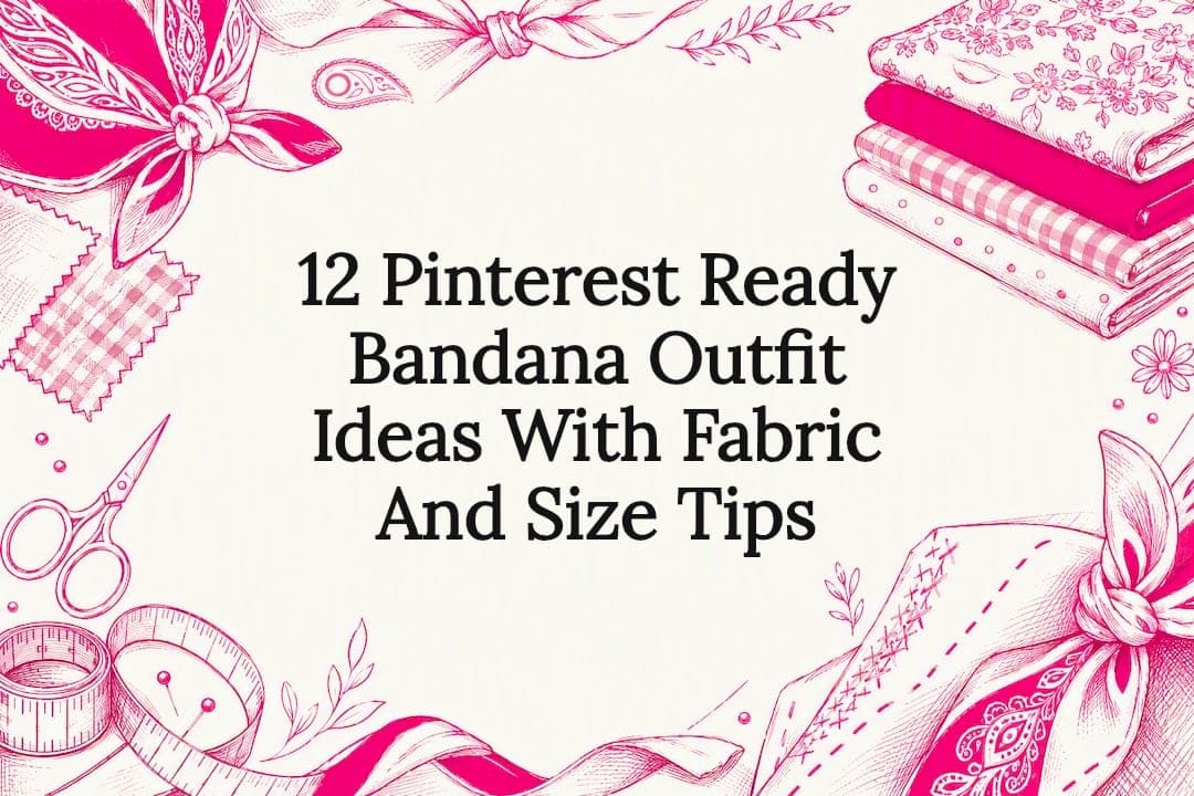 12 Pinterest Ready Bandana Outfit Ideas With Fabric And Size Tips