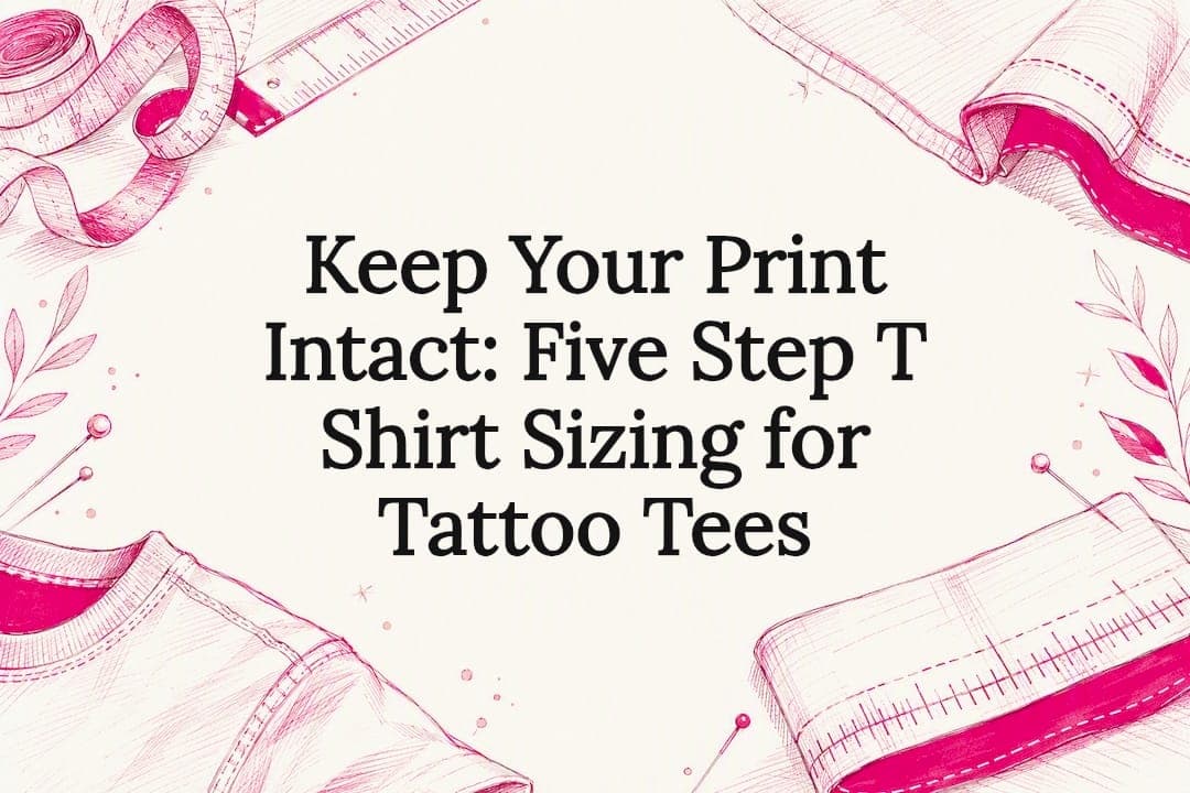 Keep Your Print Intact: Five Step T Shirt Sizing for Tattoo Tees